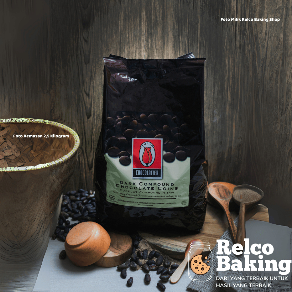 

Tulip DARK COMPOUND COIN 2,5 KG Dark Chocolate