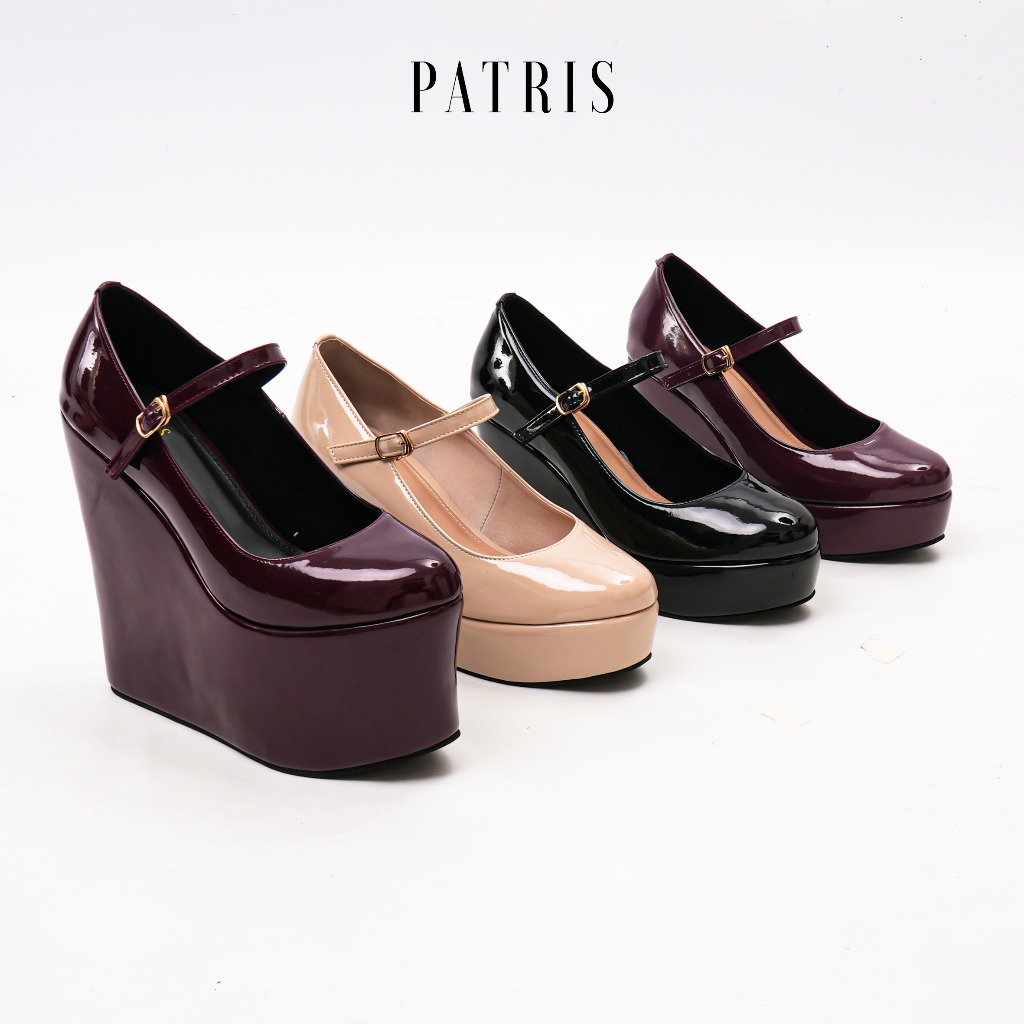 PATRIS Central Park Wedges Wanita Heels / Hak 10 & 16 Cm