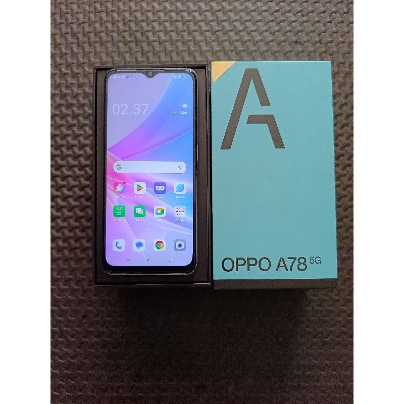 oppo a78 5G 8/128gb second fullset mulus