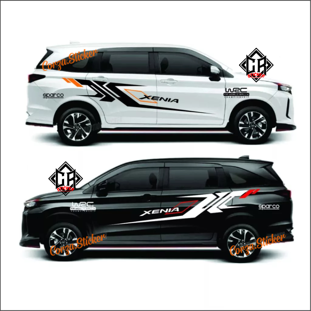 Sticker cutting body Mobil xenia terbaru stiker cuting mobil Daihatsu xenia universal all xenia
