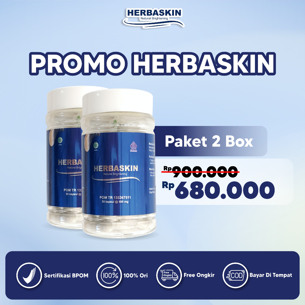 HERBASKIN PENGHILANG FLEK - Paket 2BOX