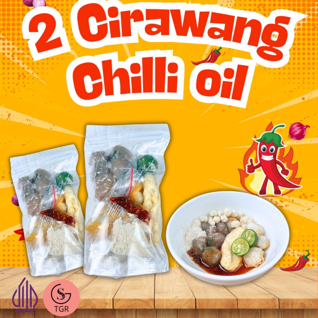 

[CIRAWANG EKO CHILLI OIL] 2 BKS BASO CIRAWANG EKONOMIS CHILLI OIL