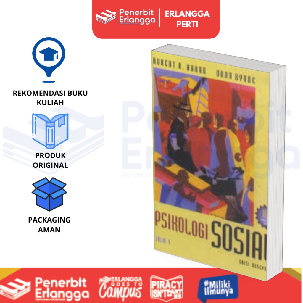 [Erlangga] Buku Referensi: Psikologi Sosial Jilid 1 (Lux) - Robert A Baron