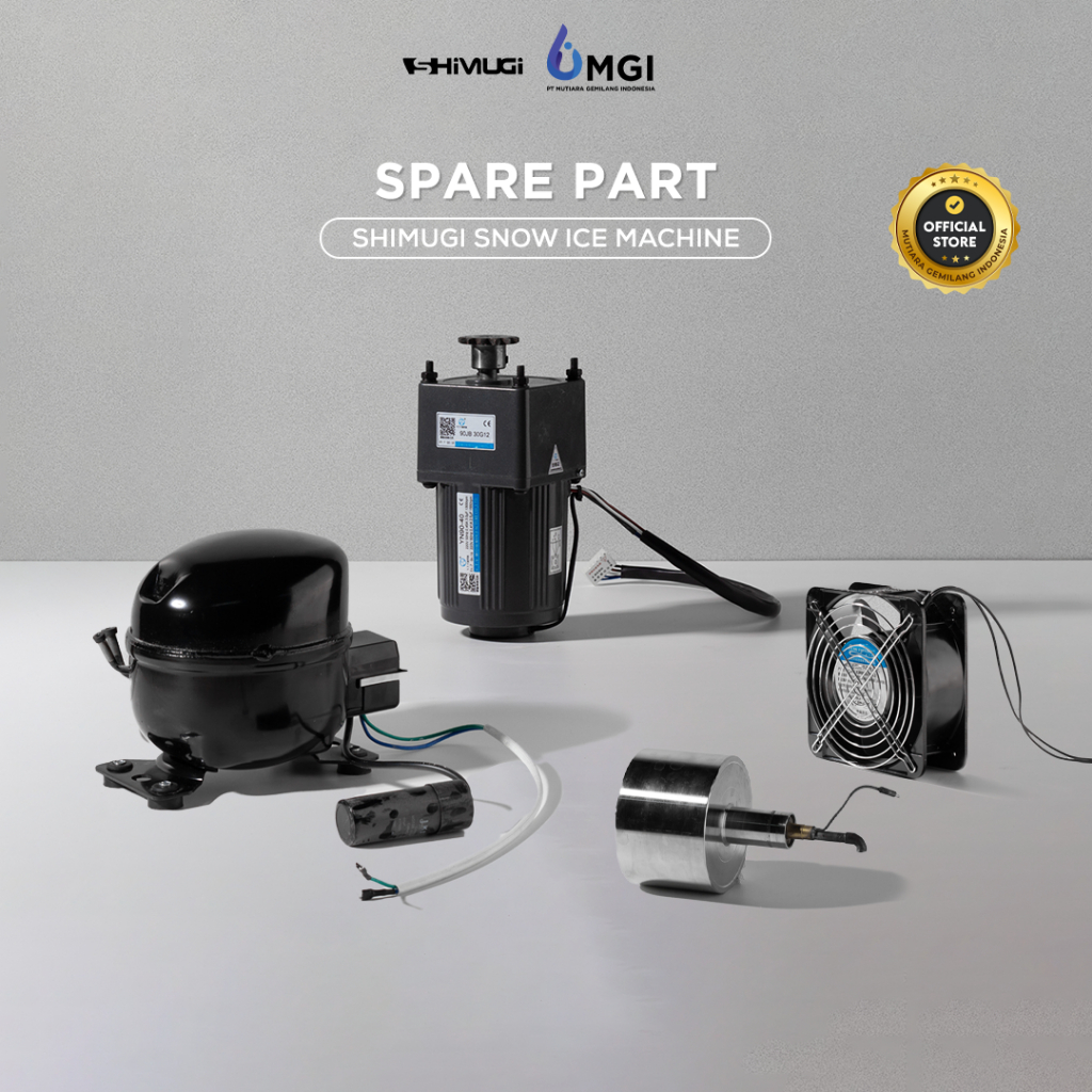Sparepart Shimugi Snow Ice Suku Cadang Mesin Bingsu Bingsoo  PT Mutiara Gemilang Indonesia ( MGI )