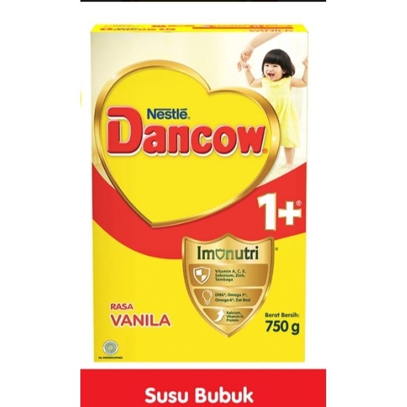 

Nestle Dancow 1+ Imunutri Suau bubuk Pertumbuhan Anak 1-3 tahun Vanilla 750 g