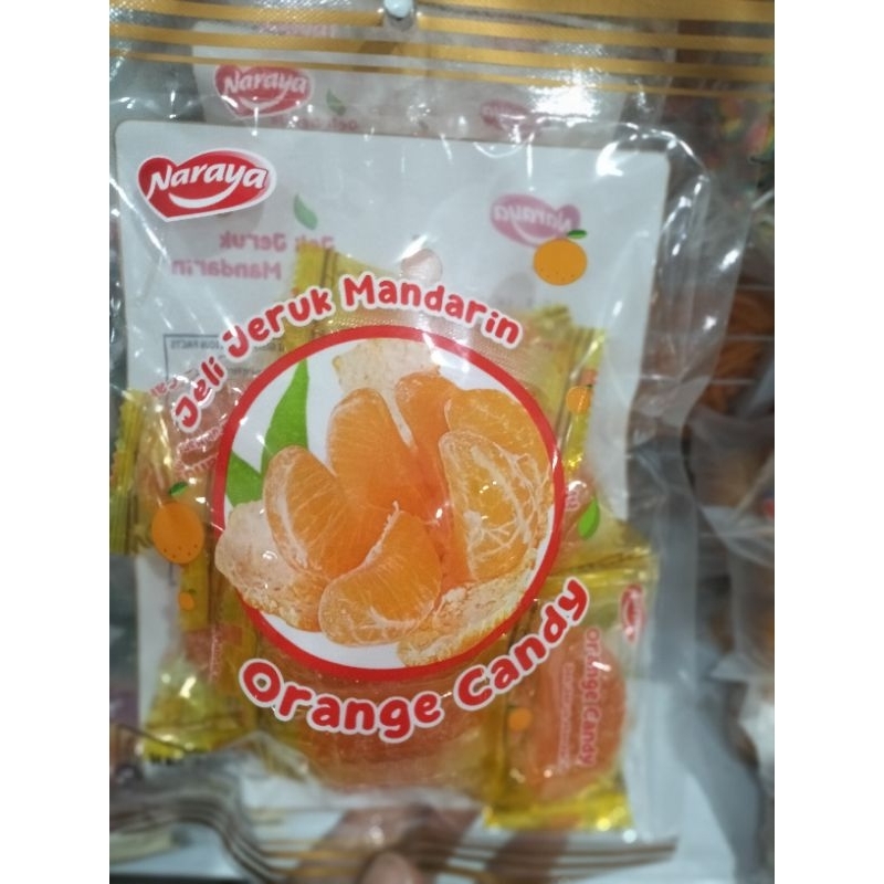 

Naraya candy jeruk Mandarin 250 gram