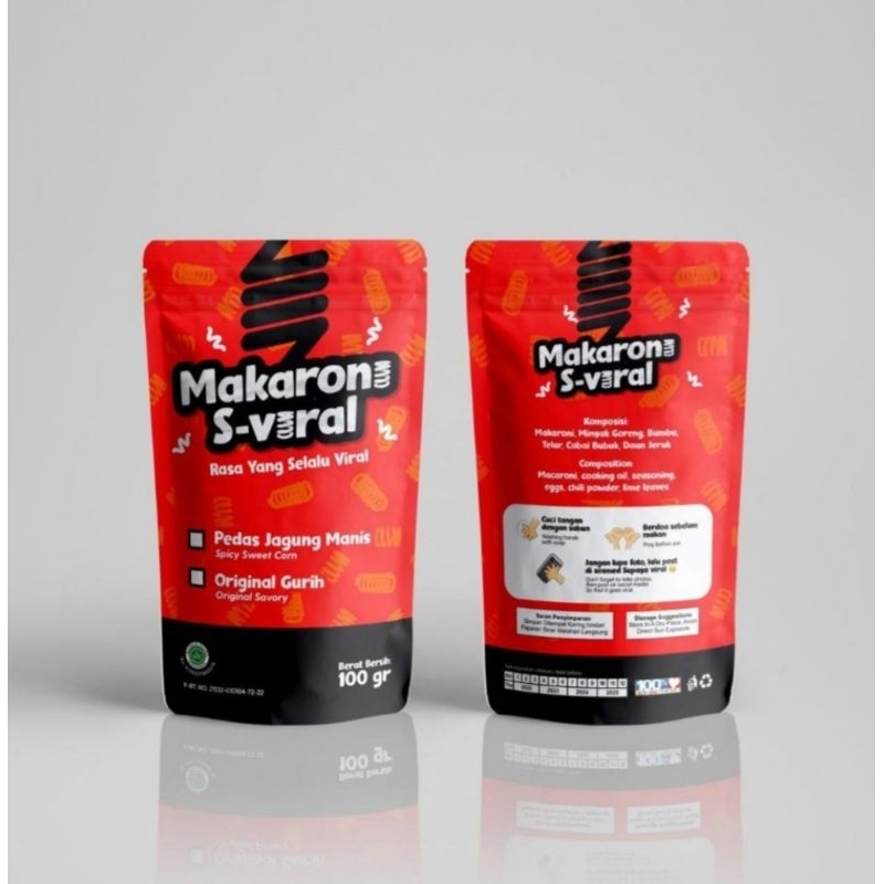 

Makaroni S-Viral 100gr Original & Pedas