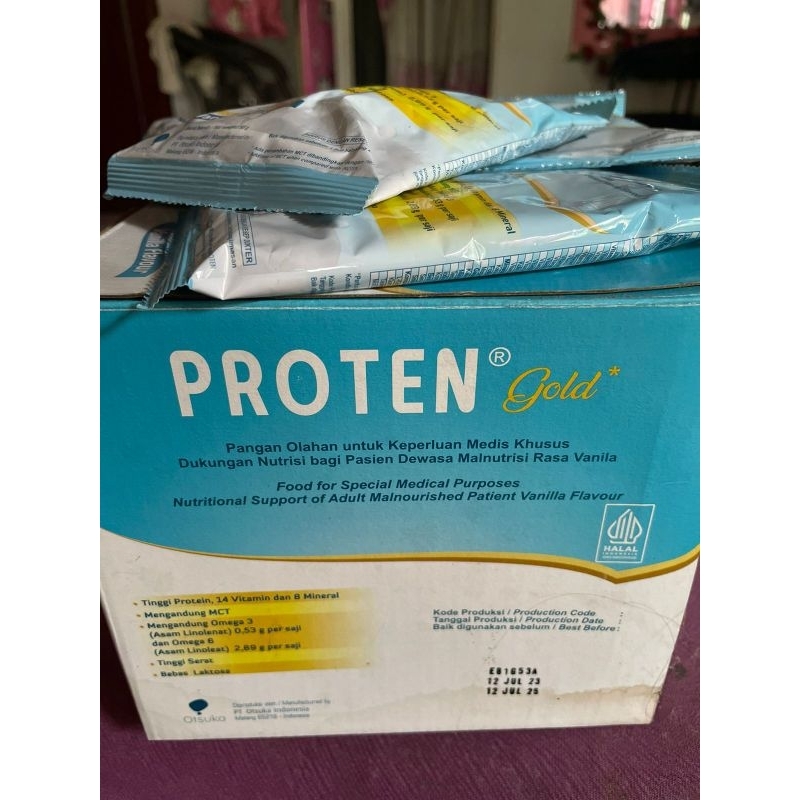 

Proten Gold vanilla 1 Sachet (50gram)