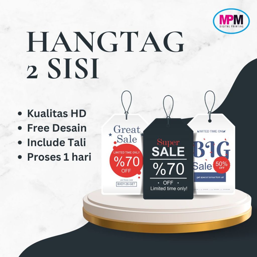

CETAK HANGTAG / LABEL GANTUNG 2 SISI