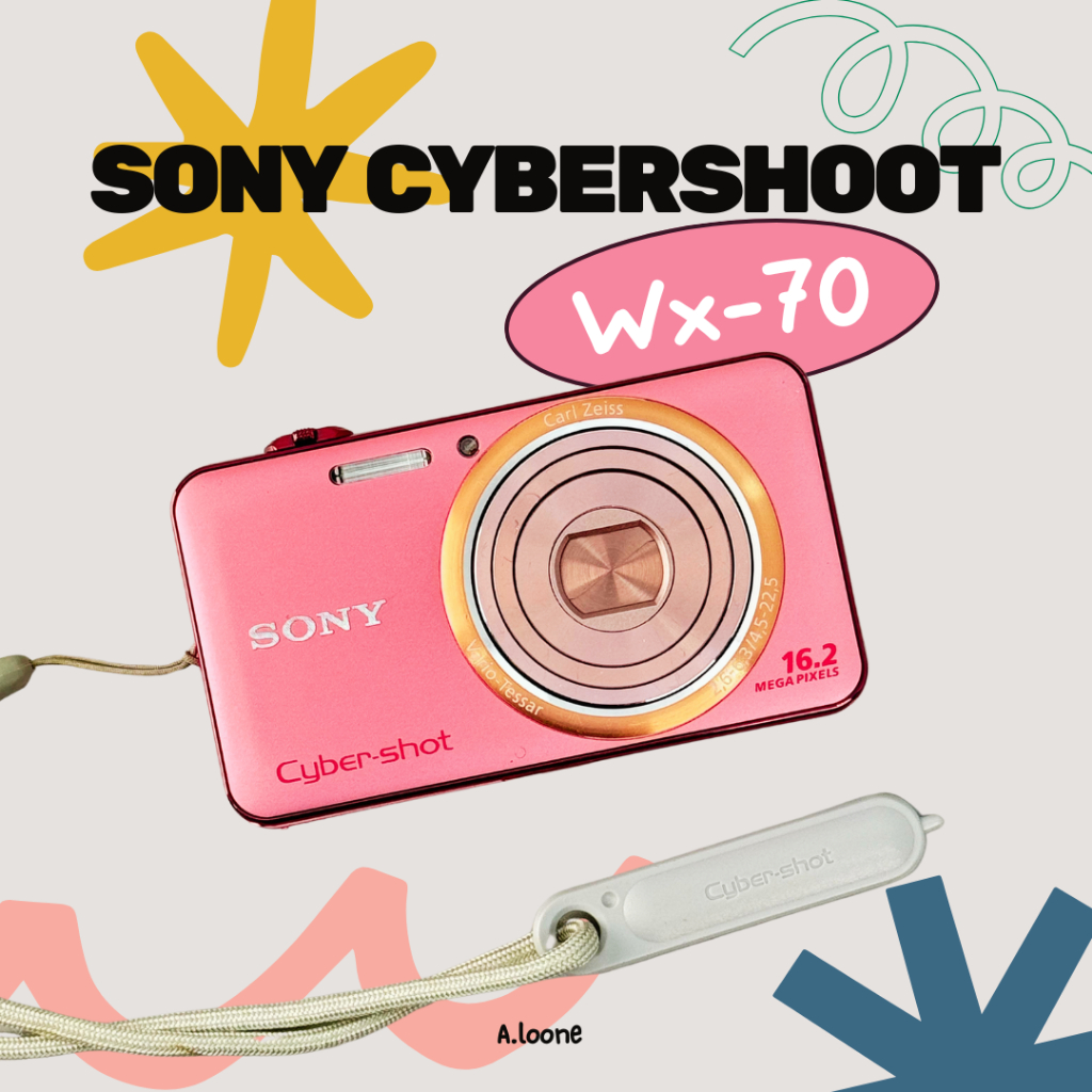 SONY CYBERSHOOT WX-70 DIGICAM ROSE GOLD PINK  DIGICAM KAMERA POCKET