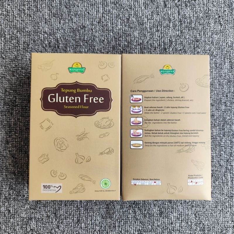 

TEPUNG BUMBU KRISPI GLUTEN FREE SEASONED FLOUR 250g - NAFISA ORGANIC