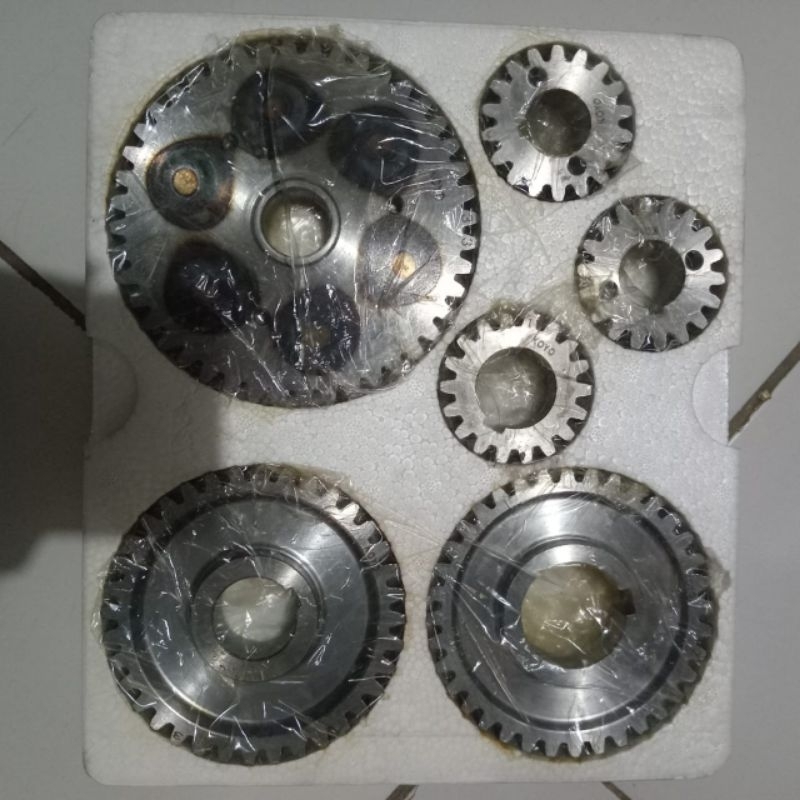 gear/gigi set mesin dongfeng dan jiangdong tipe s195 s1110 s1115 zs1110 zs1115 zh1110 zh1115 model l
