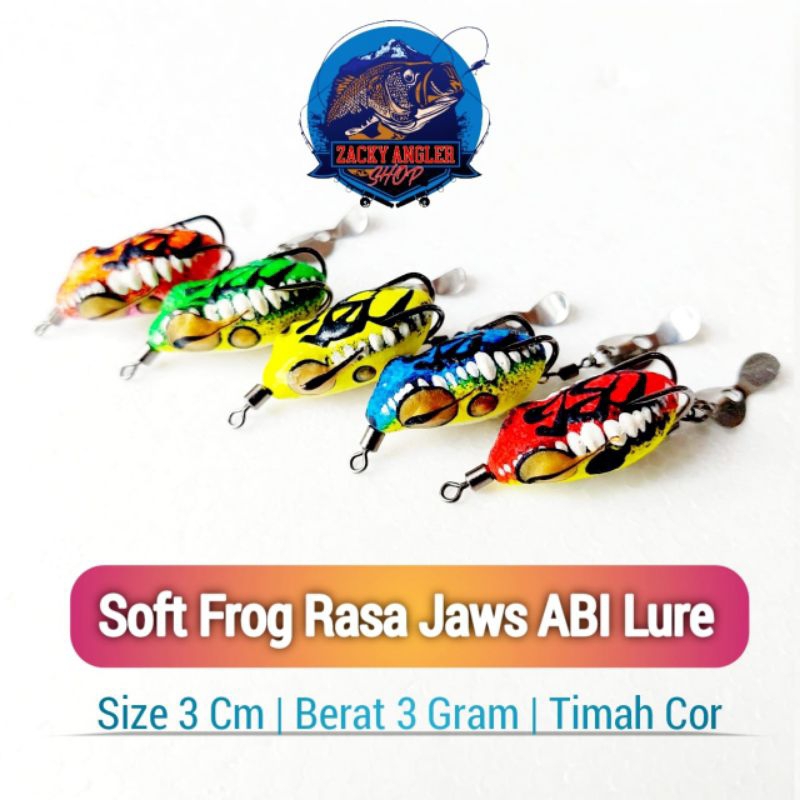 Soft Frog Rasa Jawa ABI Lure 3 Cm Umpan Casting Gabus