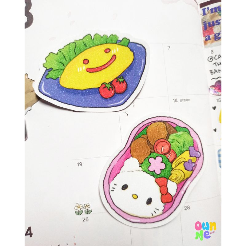 

food sticker collection