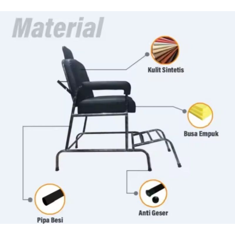 Kursi barber shop kursi pangkas rambut kursi cukur pria murah berkualitas