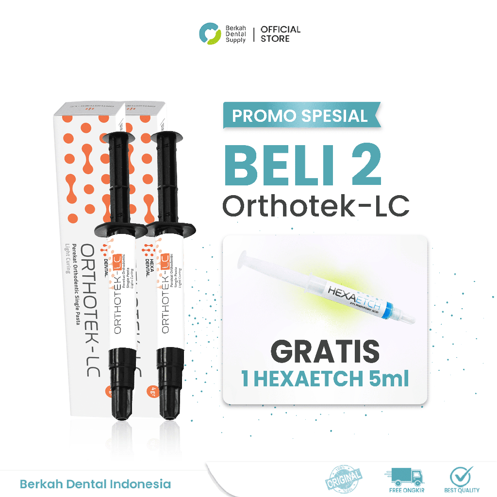 Dental Lem Ortho Behel Gigi Hexa Orthotek LC / Lem Behel / Perekat Behel Gigi