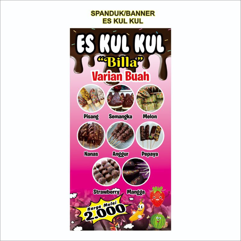 spanduk/banner es kul kul