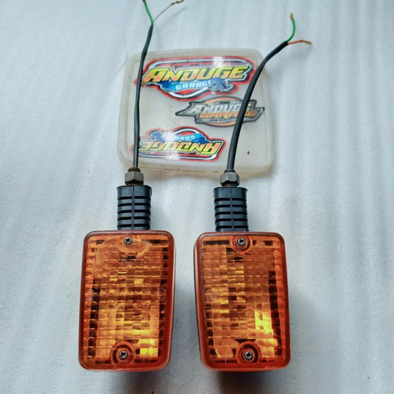 mika kaca sein sen reting riting depan belakang Honda C700 win100 GL100 GL125  supercup super cup C 