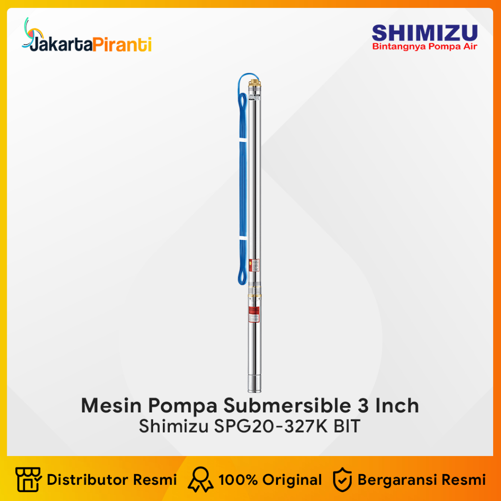 Pompa Submersible Shimizu SPG20 - 327K BIT 1 HP | Mesin Pompa Air Submersible Satelit 1 HP Shimizu S