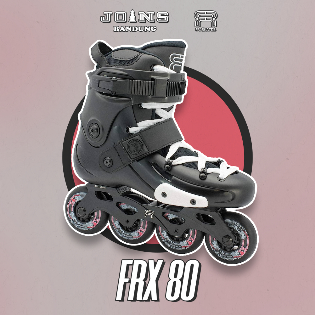 Sepatu Roda Inline Skate FRX 80 BLACK