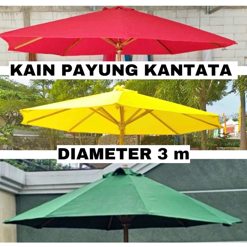 Kain Payung Kantata - Kain Payung Taman - Kain Payung Cafe
