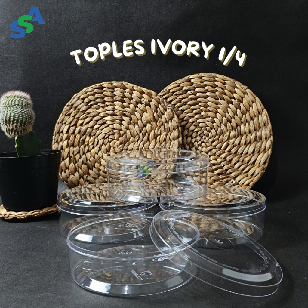 TOPLES IVORY 1/4 / TOPLES KUE KERING / TOPLES LEBARAN