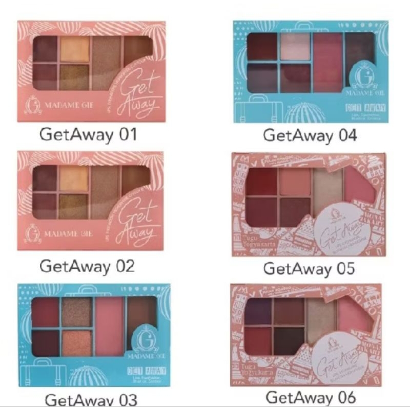 Madam Gie Getaway Makeup kit- makeup face palette