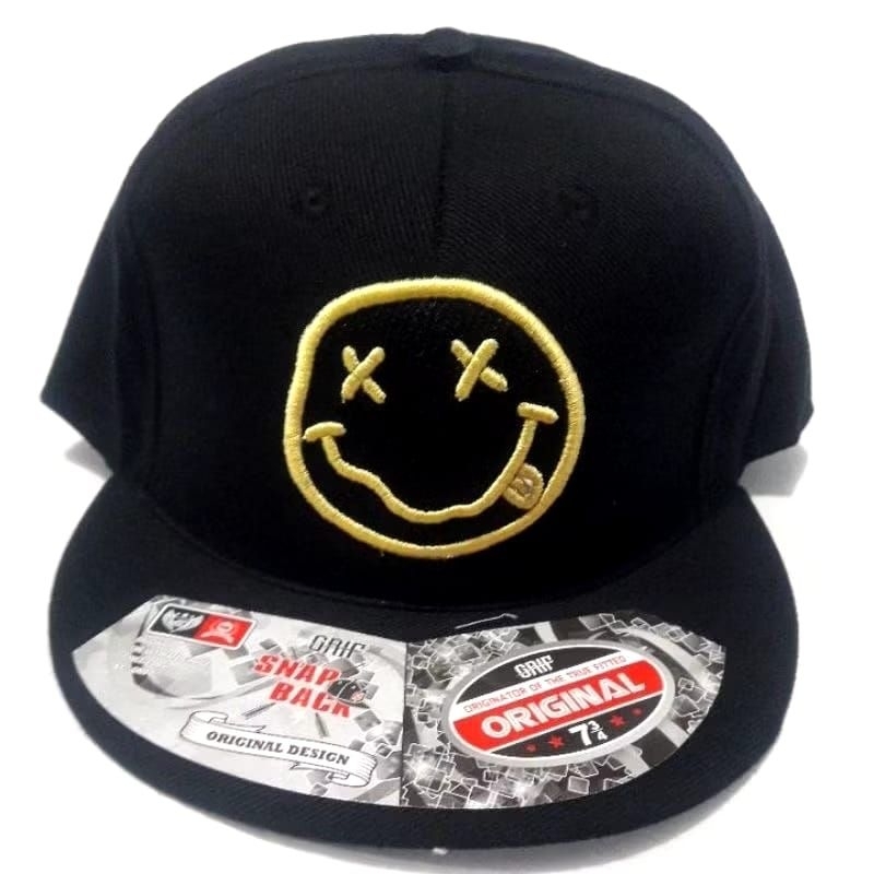 SNAPBACK NIRVANA // TOPI NIRVANA BORDIR PREMIUM