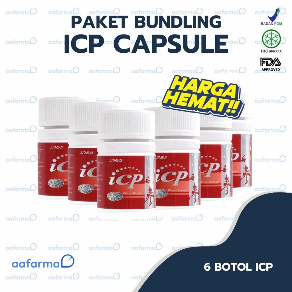 TASLY ICP Capsule Paket Hemat (6 Botol)