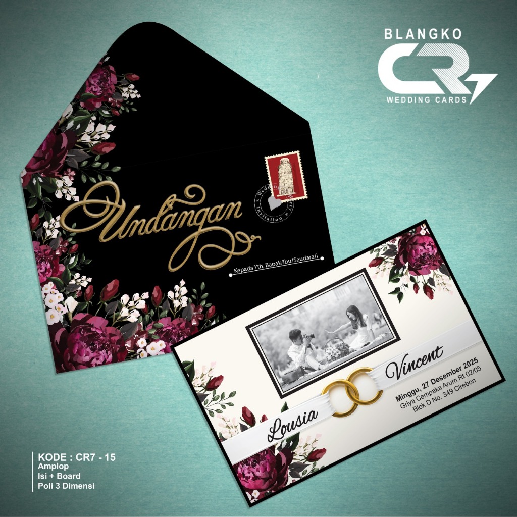 

CR7 15 (Amplop + Isi) | Blangko Undangan | Undangan Murah | FLASH SALE | isi 100 pcs