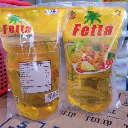 

Minyak Goreng Fetta Minyak Sawit 400 ml