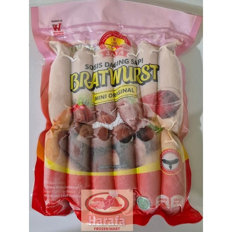 

SOSIS DAGING SAPI BRATWURST isi 12,500g