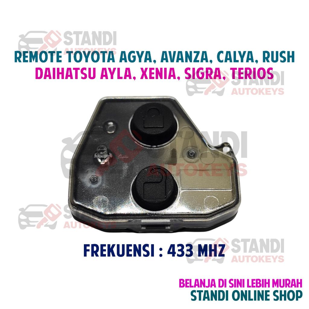Modul Remote PCB Transmiter Remot Toyota Agya Avanza Calya Rush Daihatsu Ayla Xenia Sigra Terios