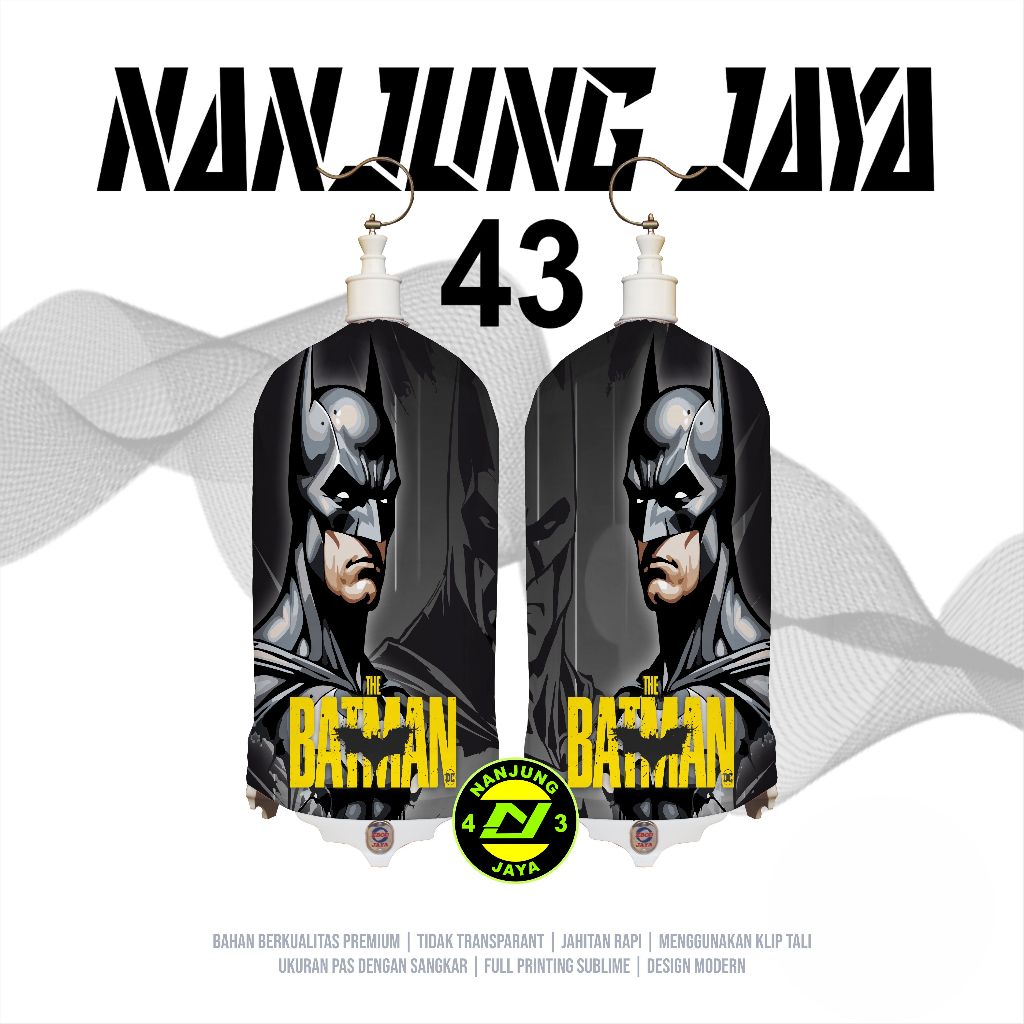 KERODONG FULL PRINTING SANGKAR LOVEBIRD - BATMAN