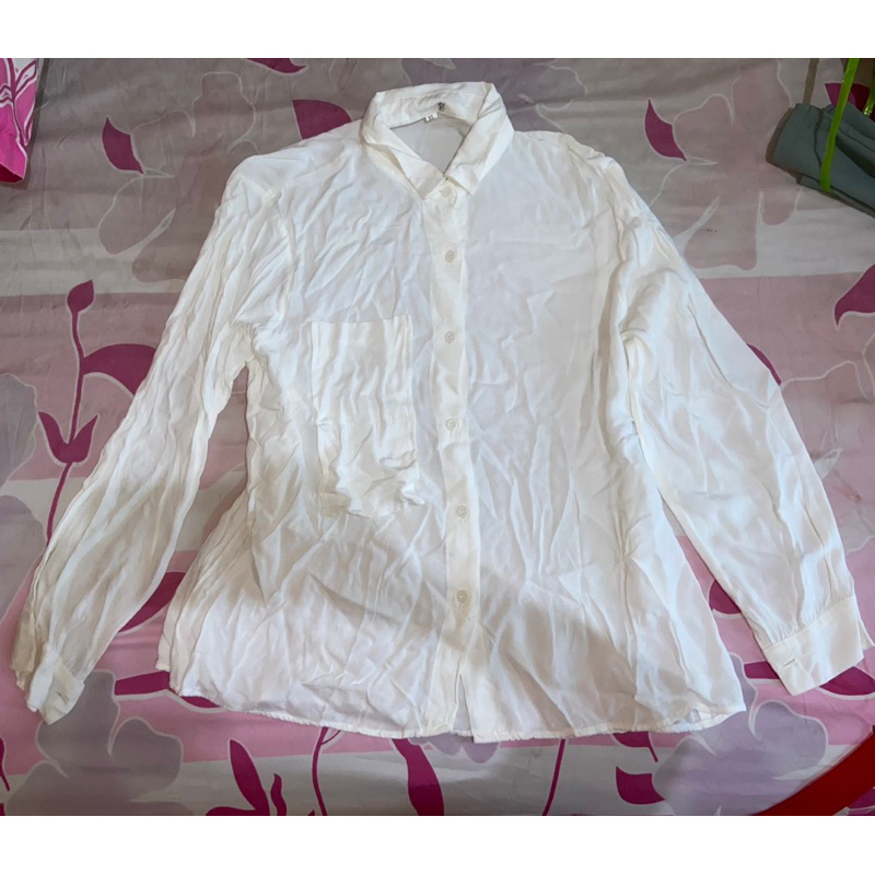 Baju Kemeja Putih Polos (Bekas)