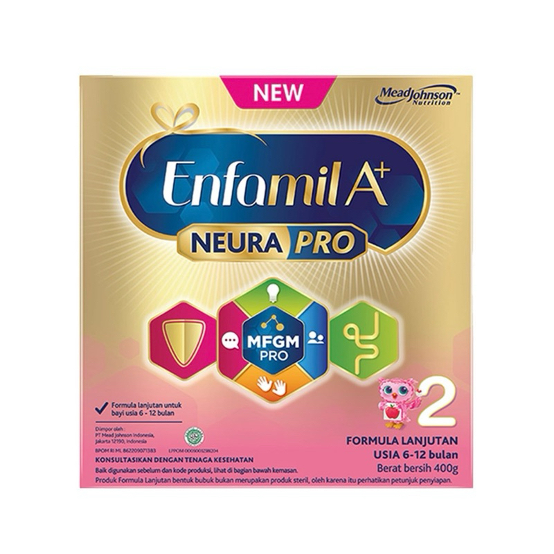 

Enfamil A+ 2 (6-12 Bulan) 400gr