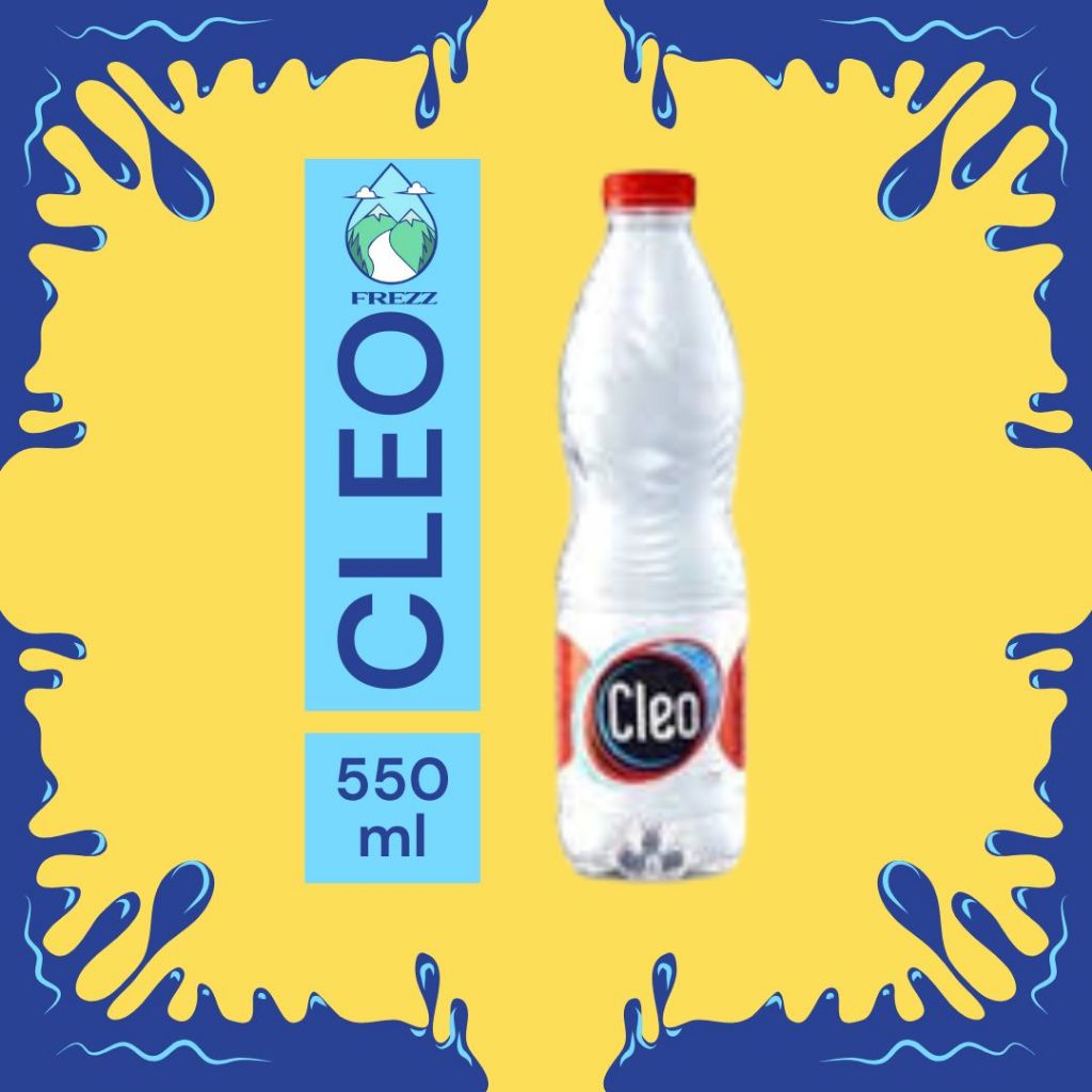 

(INSTANT) CLEO 550 ml SATUAN - READY CLEO GALON 13Liter, 220 mini, 150ML GELAS / CUP Air Minum Kemasan Botol Minuman Kardus