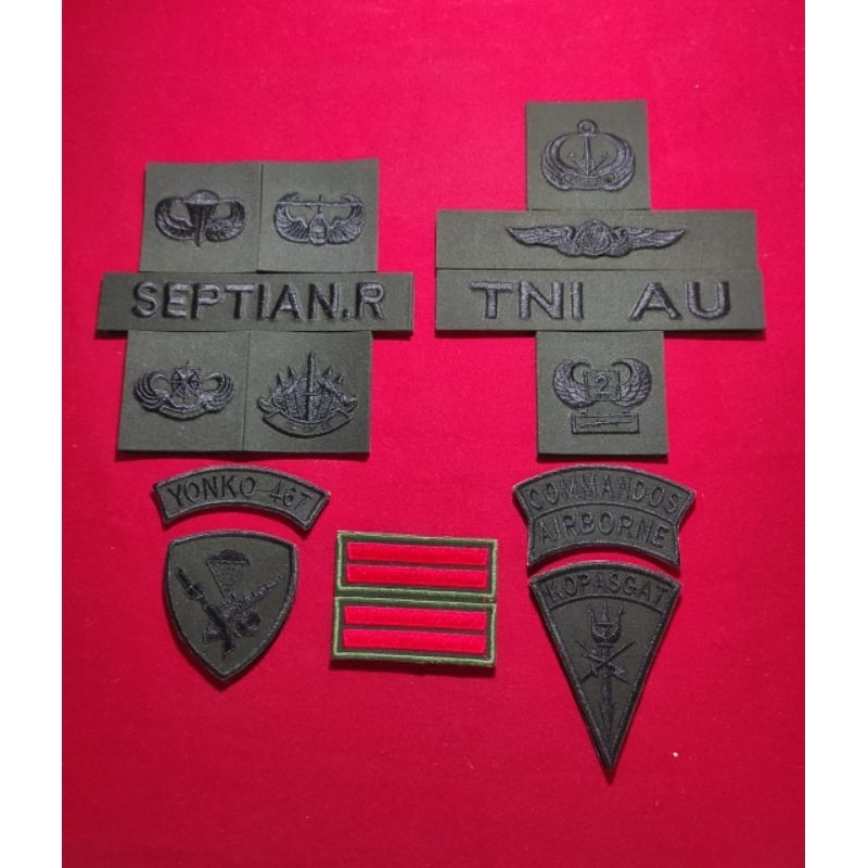 PAPAN NAMA MIKA TNI AU BORDIR TNI AU