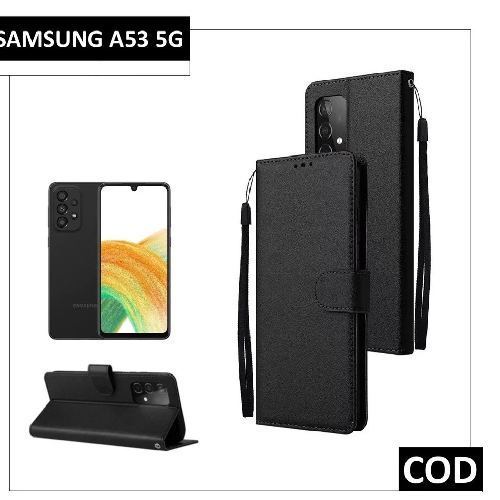SAMSUNG A53 5G | A33 | A73 Flip Casing Dompet Kulit Kesing HP Leather Cover