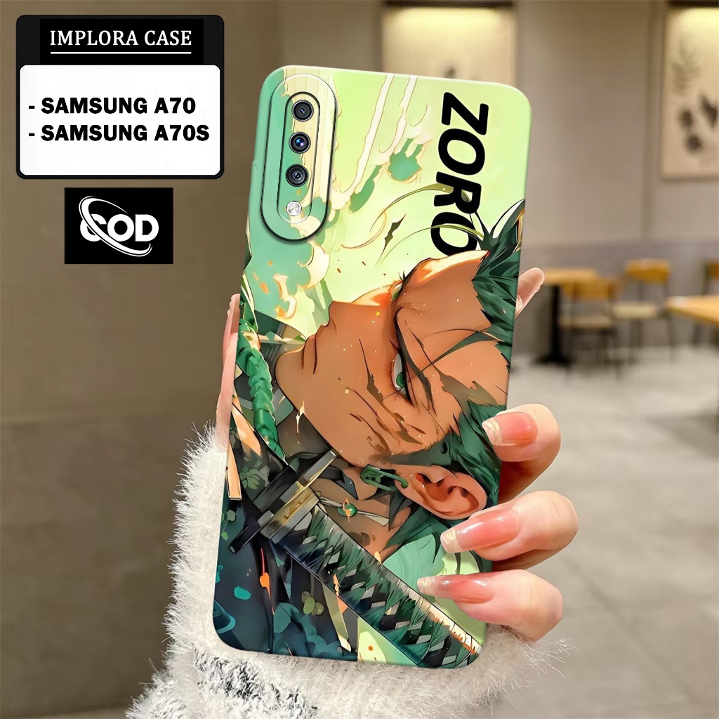 New Anime Case - Case Samsung A70 / A70s - Softcase Premium Pro Camera Lentur, Lembut & Tebal