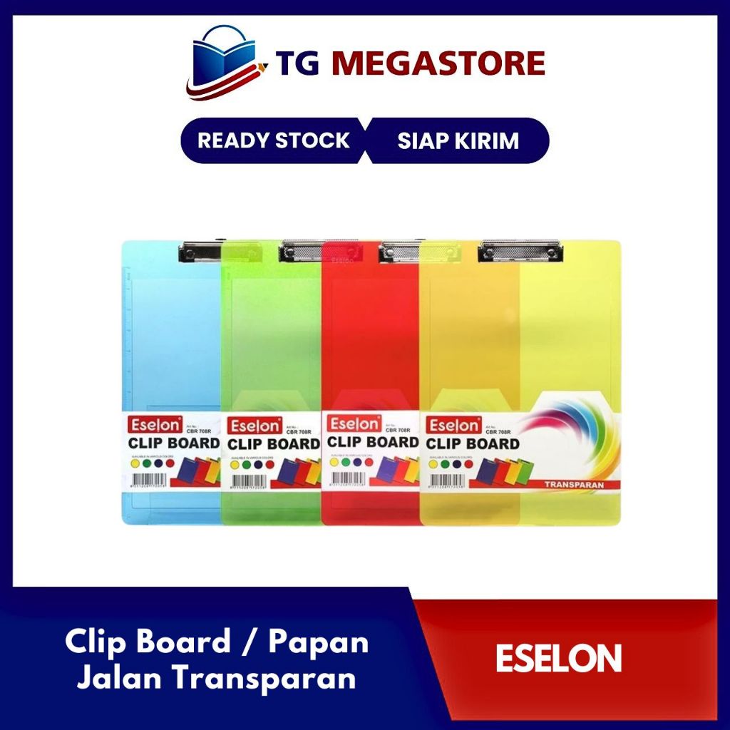 

Papan Jalan / Clip Board Eselon Transparan CBR-708R
