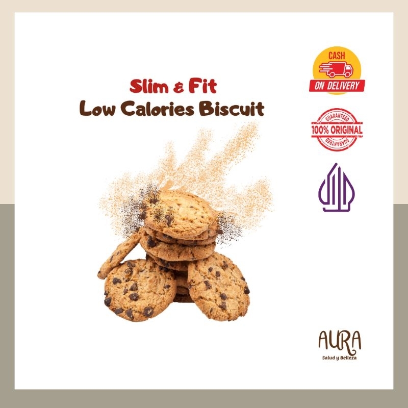 

Slim & Fit Cookies Rendah Kalori 220 Gr Box/Cookies Sehat Gluten Free