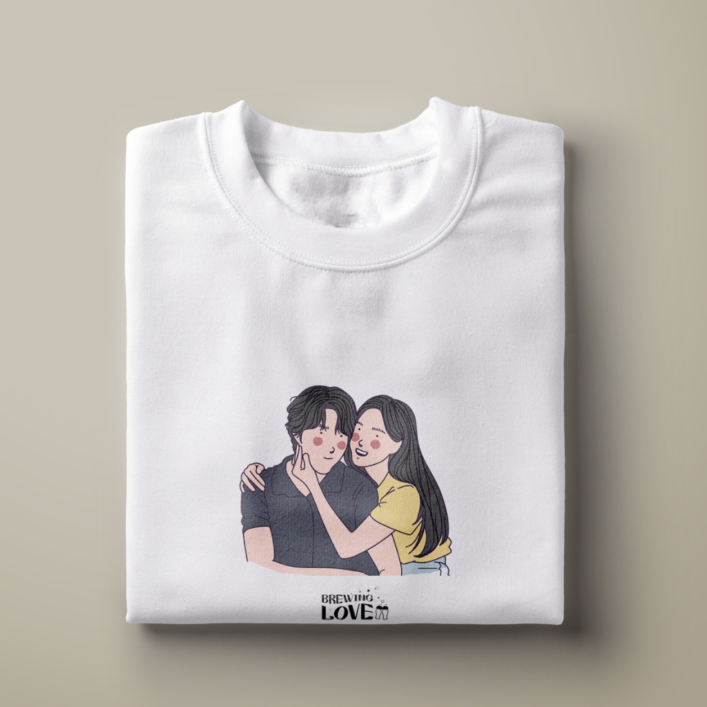 KAOS KDRAMA BREWING LOVE KOREAN DRAMA T-SHIRT KOREAN DRAMA KDRAMA MERCHANDISE KAOS DRAMA KOREA