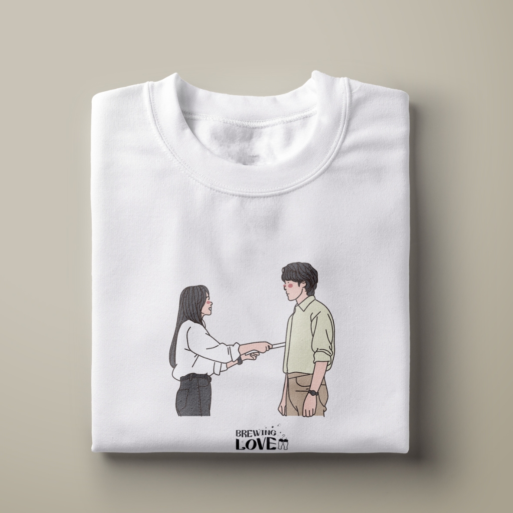 KAOS KDRAMA BREWING LOVE KOREAN DRAMA T-SHIRT KOREAN DRAMA KDRAMA MERCHANDISE KAOS DRAMA KOREA