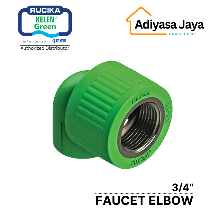 Elbow Female Threaded 3/4 (RUCIKA Kelen Green) / KDD PPR