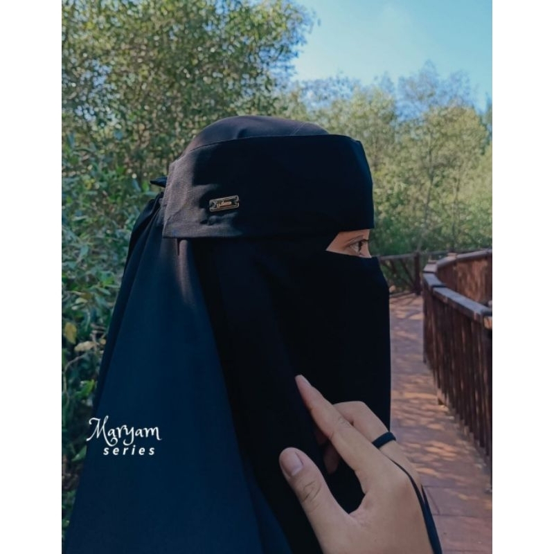 NIQOB PONI KARAZ ORIGINAL / cadar impor Saudi/niqab original karaz