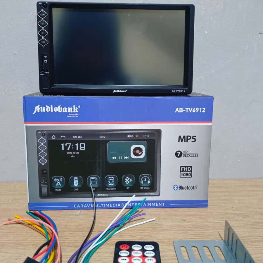 Audiobank Headunit 7inch Deckless AB-TV6912 7inch deckless