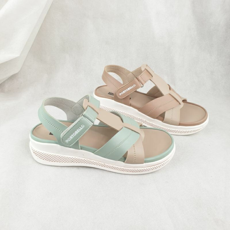 ISM - Sepatu Sandal Wanita Portobello/PP.62012 - Sandal Santai Flat Wanita Terbaru