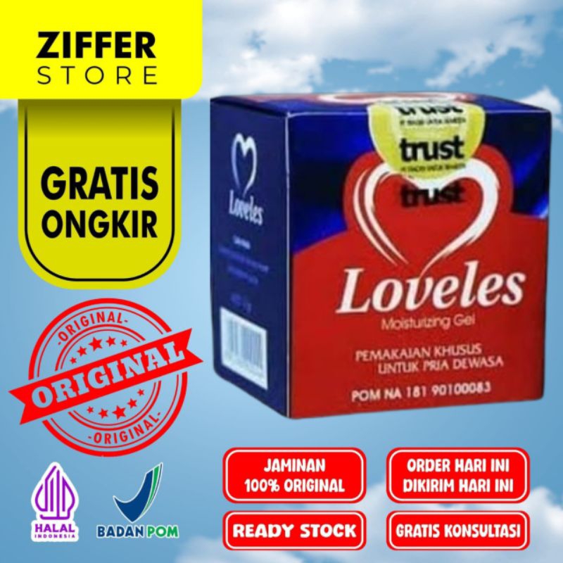 BISA COD Loveles-Loveles Moisturizing gel asli obat pria Oles 100% cream original herbal