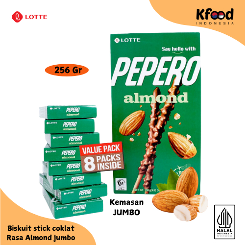 

LOTTE - Almond Jumbo Pepero 256g